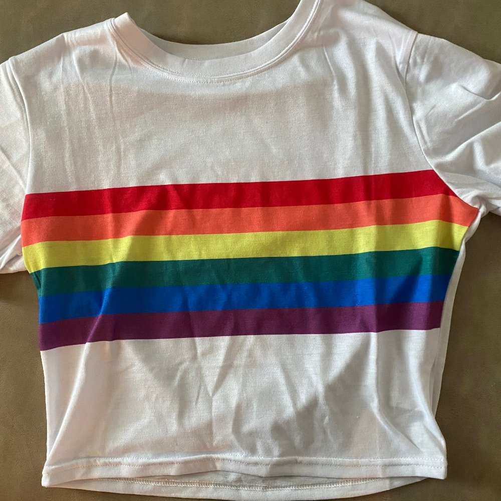 Rainbow Crop Top